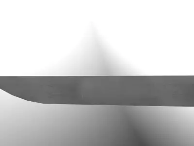 Simple wood knife Free low-poly 3D model