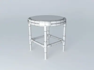 Rotan Table Free 3D model