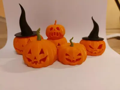 Jack O Lantern Pumpkin STL Free 3D print model