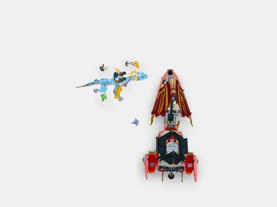 LEGO NINJAGO Destinys Gift - Race against time 71797 Low-poly 3D model