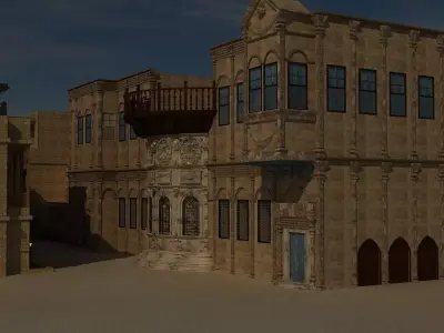 Al nohasia school 3D model