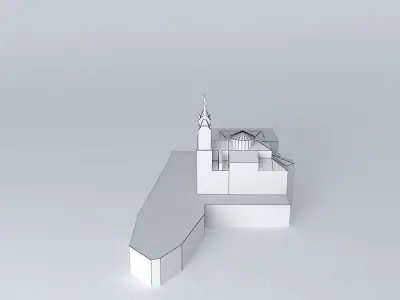 Sanctuary of the Fuensanta Murcia Free 3D model