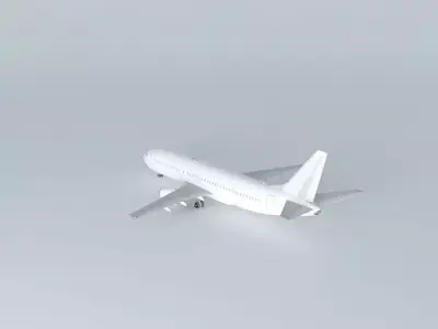 Boeing 737-400 Template Free 3D model