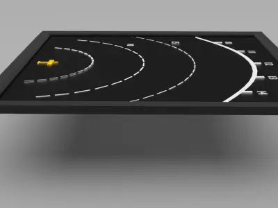 traffic collision avoidance system 3D model