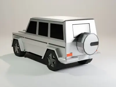 Low Poly Mercedes-Benz G Class Low-poly 3D model