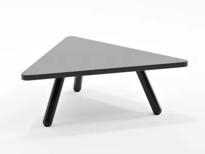 Triangular Couch Table - Koenig Neurath Free 3D model