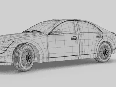 Benz car  3D model purchase