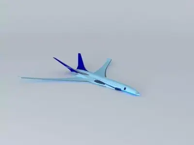 AirAtlanticOcean R Jet Dynamics Eco-Liner Free 3D model