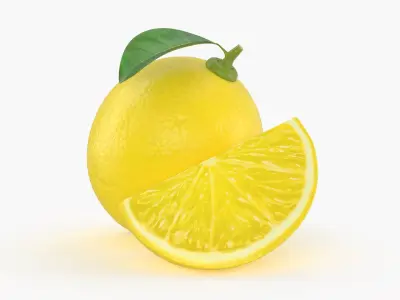 Small Lemon 04 3D model