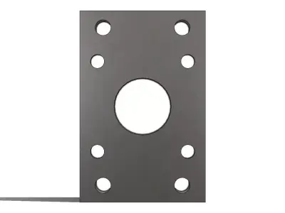 Flange Airtac FA 80 3D model