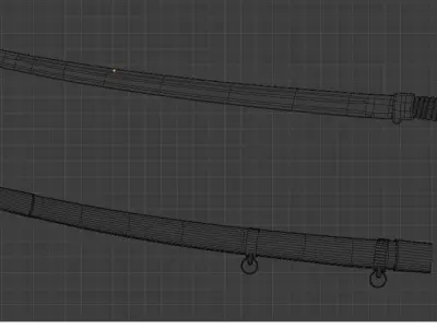 saber wooden barrel 3D model