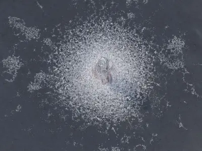 Aurelia Concrete Fountain 3D model