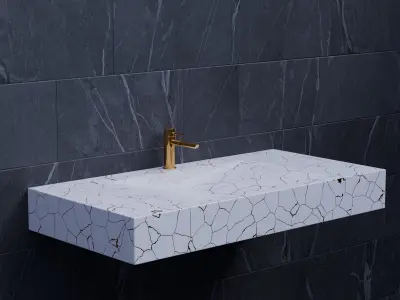 Modern Sink Design Free 3D model