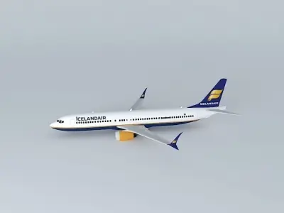Icelandair Boeing 737 MAX 9 Free 3D model
