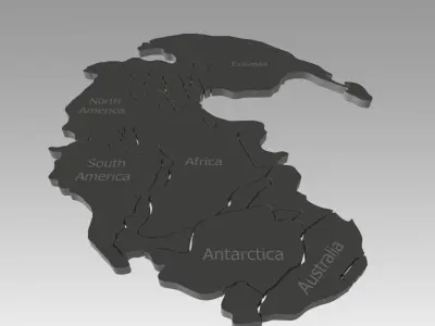 Pangea 3D model