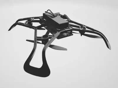 Quadcopter drone model 3D model