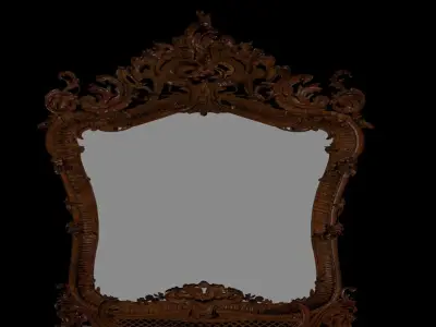 MIRROR ornate chair Free 3D model
