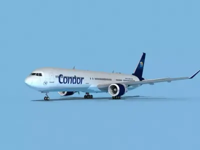 Boeing 767-400 Condor 3D model
