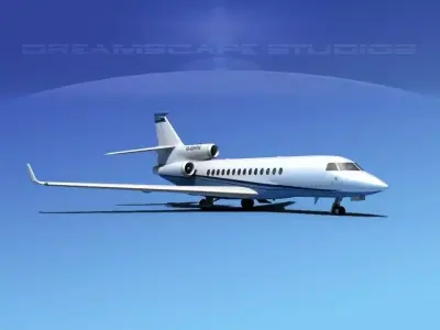 Dassault Falcon 7X V05 3D model
