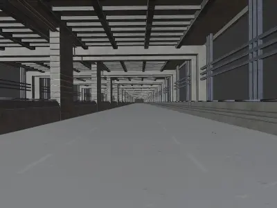 Free Car Road Scene 3D Blender File Textured And Tutorial Video Free 3D model