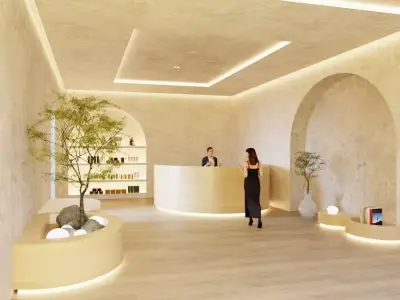 Render Interior Spa Retail 3D model