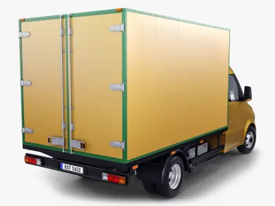 Generic Box Truck v 1 3D model