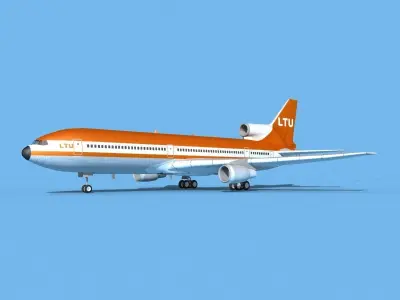 Lockheed L-1011 Tristar LTU 3D model