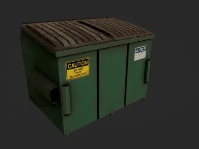 Dumpster 3D model get