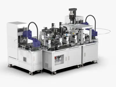 Automatic Copper Tube Grinding Full Circle Machine 3D model