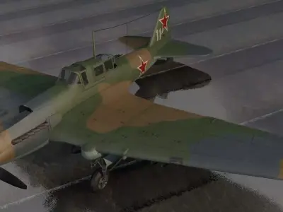 Ilyushin IL-2M3 Sturmovik 3D model