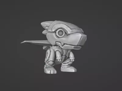 Dino Jetpack Toy 3D print model