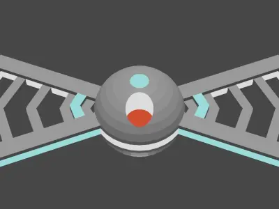 Mini Drones Free low-poly 3D model