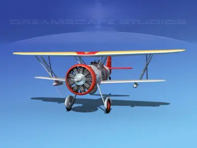 Curtiss F-11-C2 Goshawk V01 3D model