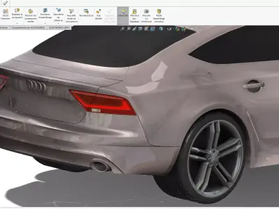 Audi Rs7 3D Model Native files Solidworks 3D model