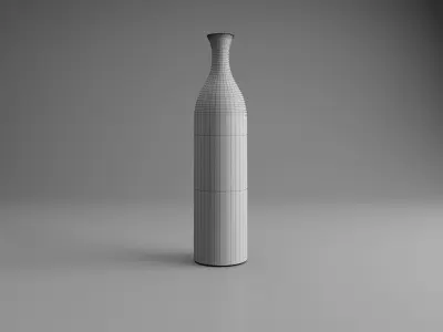 Classy Black and White Vase Free 3D model