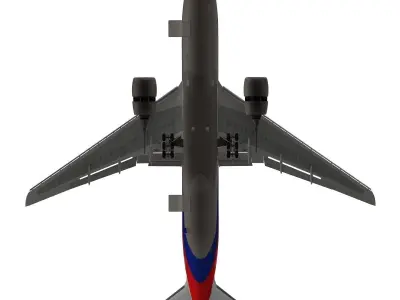 Boeing 777-200ER Malaysia Airlines 3D model