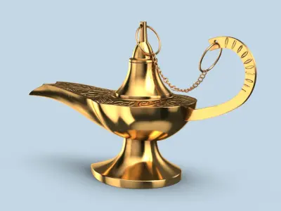 Magic Lamp 01 3D model