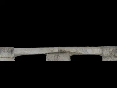 Korean Traditional Floor Stone 3D model