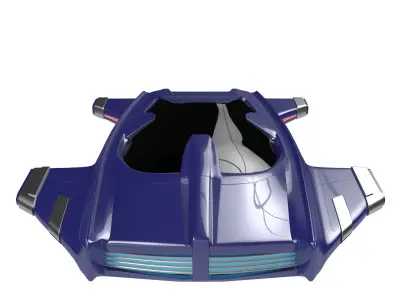 Hover car H3 3D model