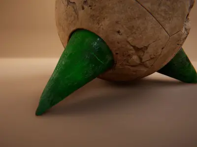 Ancient Artifact 3 Low-poly 3D model