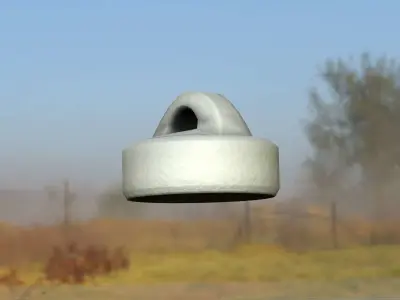 Isolator Part 1 - Object 091 Low-poly 3D model