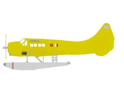AIRCRAFT OTTER 3D model