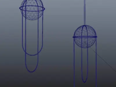 Orbit Light Pendant by Lukas Peet  Free 3D model