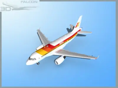 Falcon3D A319 Iberia 3D model