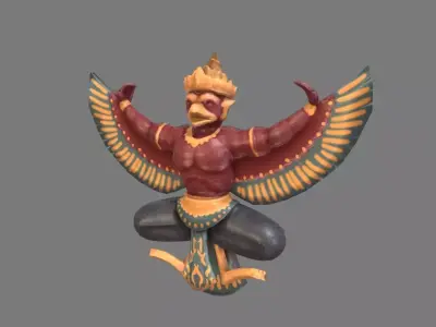 Garuda Statue 3D model