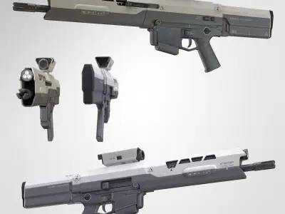 Oblivion Rifle 3D model