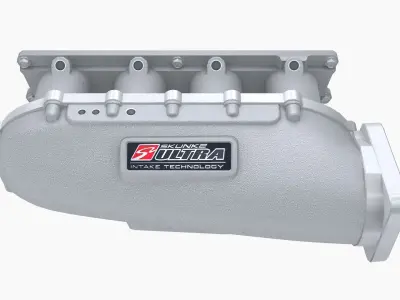Skunk2 K20A2 Ultra Race Intake Manifold Low-poly 3D model