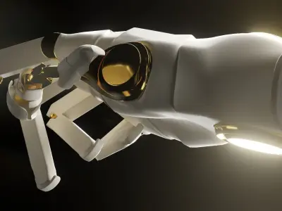 Fork Ad competition - Robot Arm 3D model