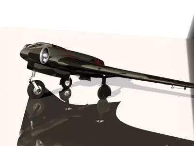 Horten IX V3 229  Scale RC Model 3D model