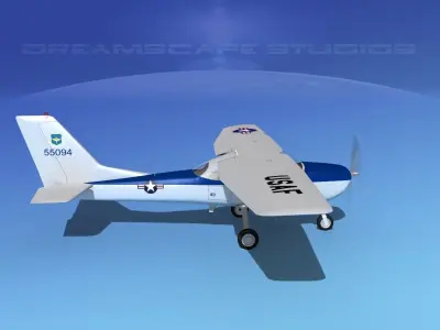 Cessna T-41 Mescalero USAF 2 3D model